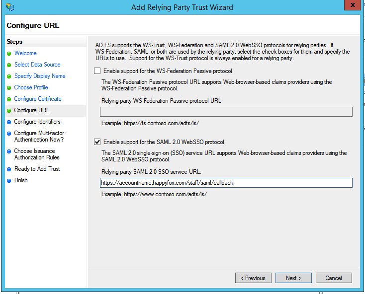 How To Set Up Single Sign On Using Active Directory With Adfs Active Directory Federation Service Based On Saml In Happyfox Happyfox Support